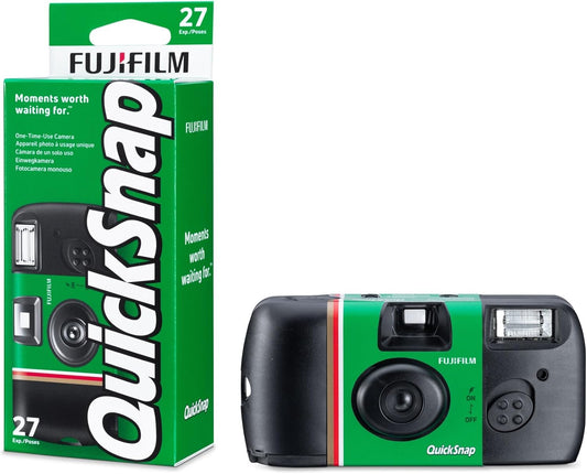 FUJIFILM QuickSnap Flash 400 Disposable Camera (27 Exposures)