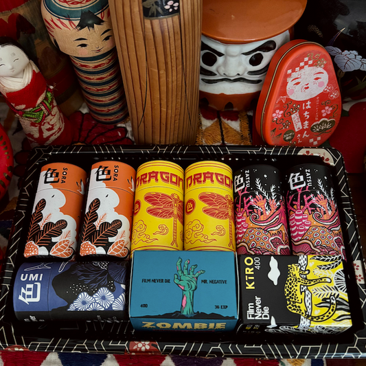 FilmNeverDie Bento Box variety of 35mm film (Seasonal)