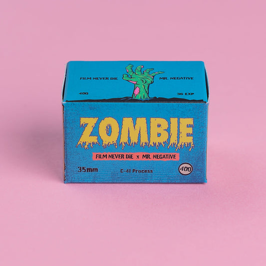 Zombie 400 FilmNeverDie x Mr. Negative Collaboration (35mm 36exp)