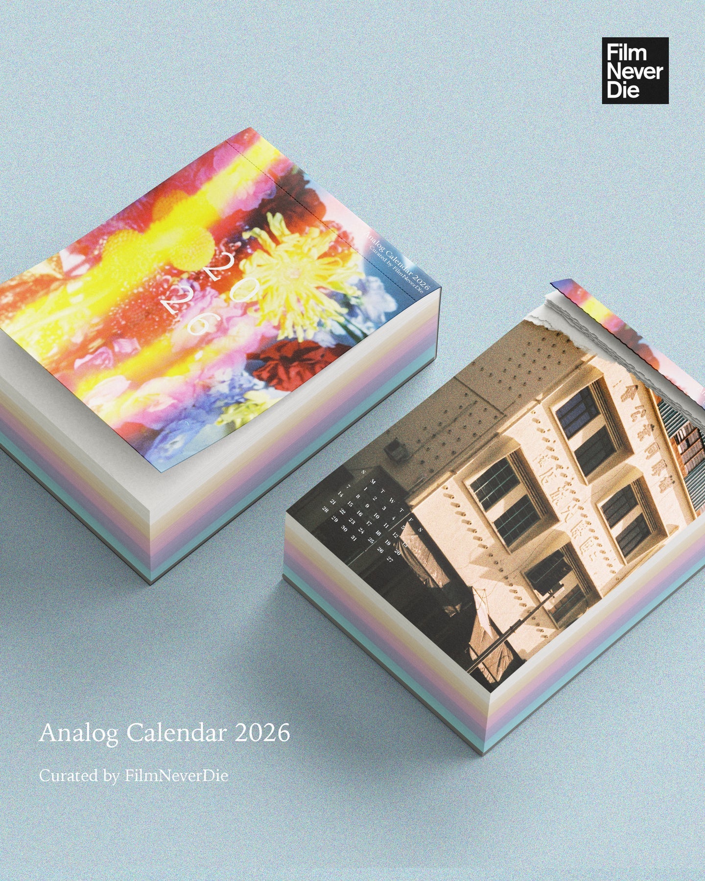 FilmNeverDie Analog Calendar 2026 , 10x12cm - Preorder now!