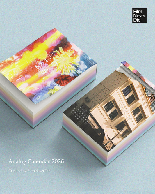 FilmNeverDie Analog Calendar 2026 , 10x12cm - Preorder now!