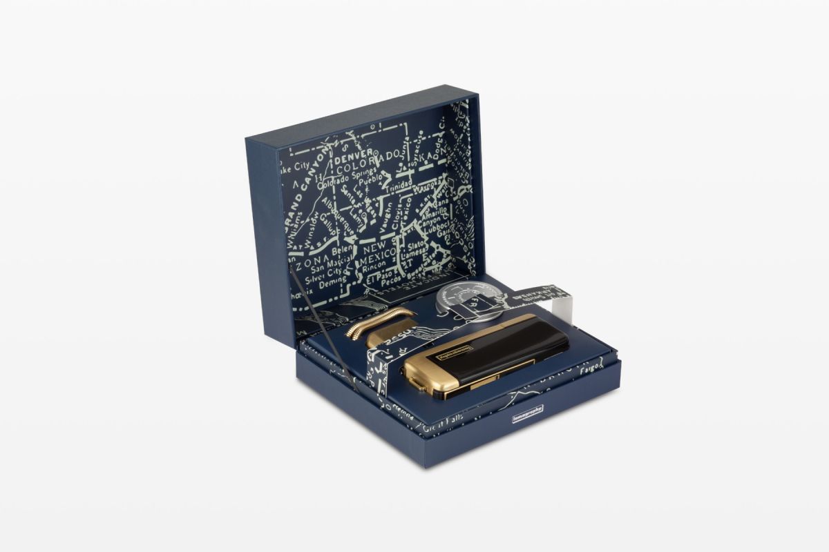 Lomomatic 110 Film Camera & Flash Bellagio – Brass Edition
