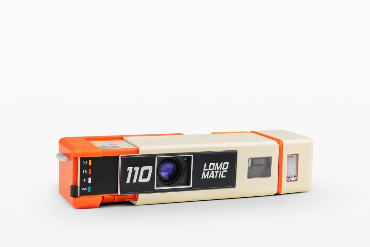 Lomomatic 110 Film Camera & Flash Golden Gate