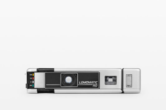 Lomomatic 110 Film Camera & Flash Metal