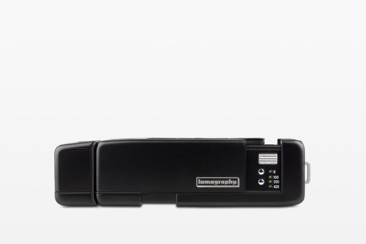 Lomomatic 110 Film Camera & Flash Metal Nocturne