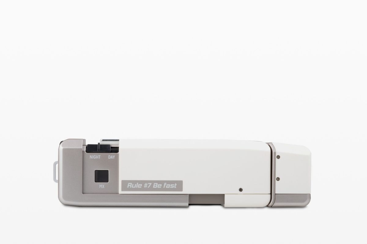 Lomomatic 110 Film Camera & Flash Zebra Crossing