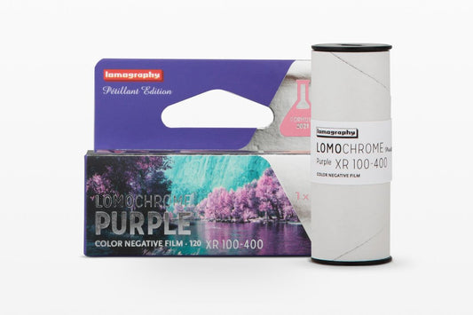 2021 LomoChrome Purple Pétillant 120 Film ISO 100–400