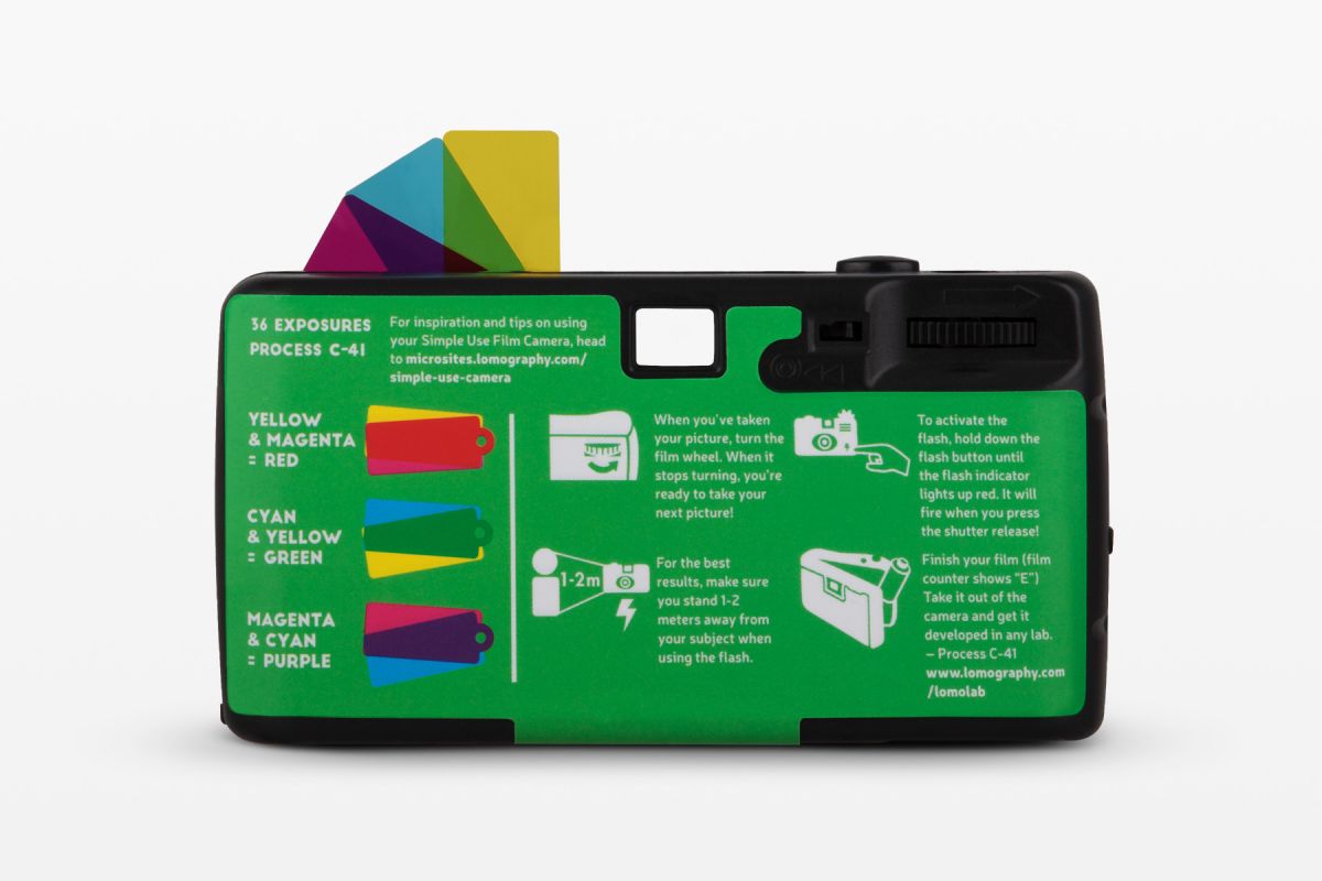 Simple Use Reloadable Film Camera LomoChrome Purple