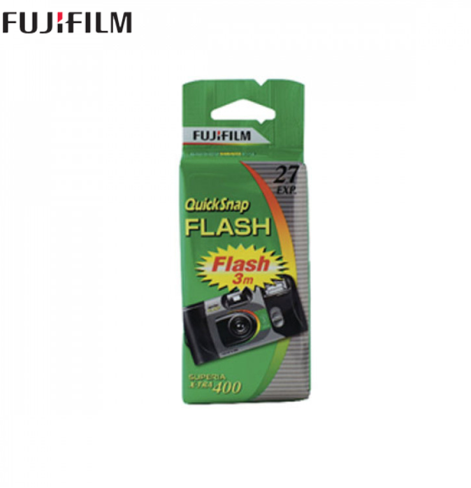 FUJIFILM QuickSnap Flash X-TRA 400 Disposable Camera (27 Exposures)
